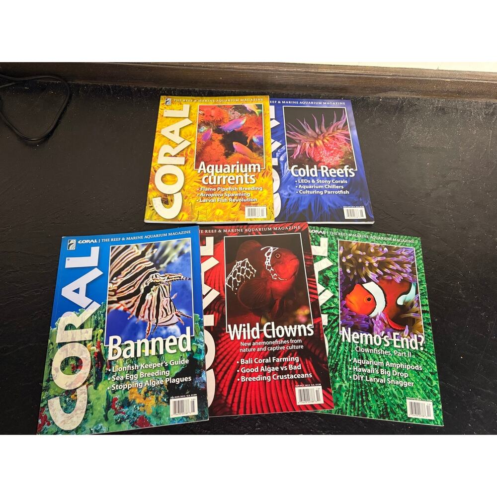 Coral magazine Mar-Dec 2014 editions